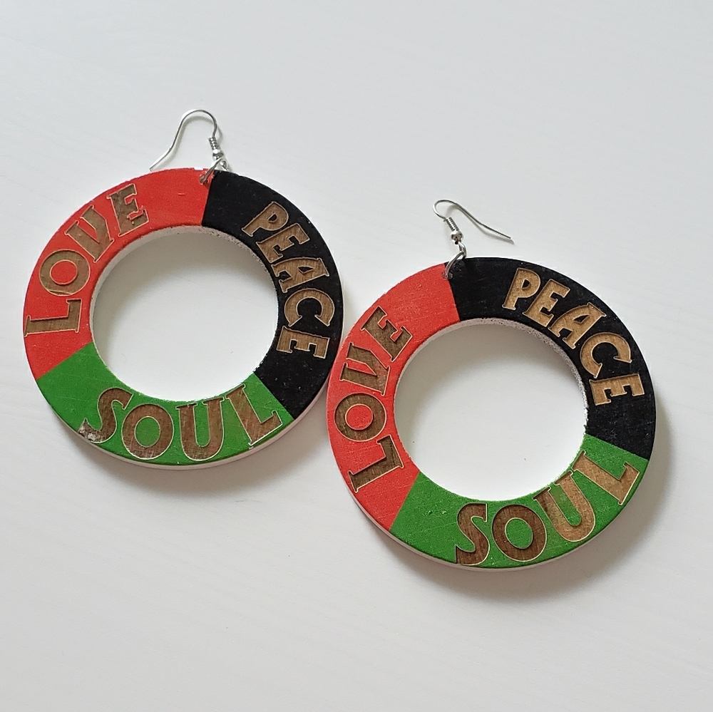 Peace, Love and Soul Earrings! Soultrain